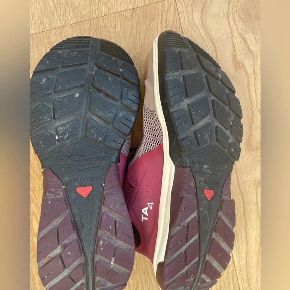 Salomon TA-4 Women's Pink Trail Sneakers - Picture 5 of 6